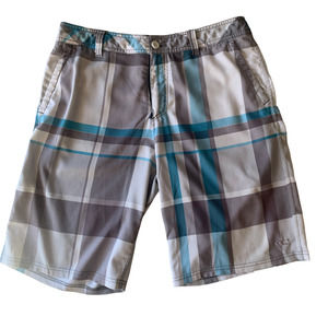 O'neill hybrid shorts sz 32 gray and teal